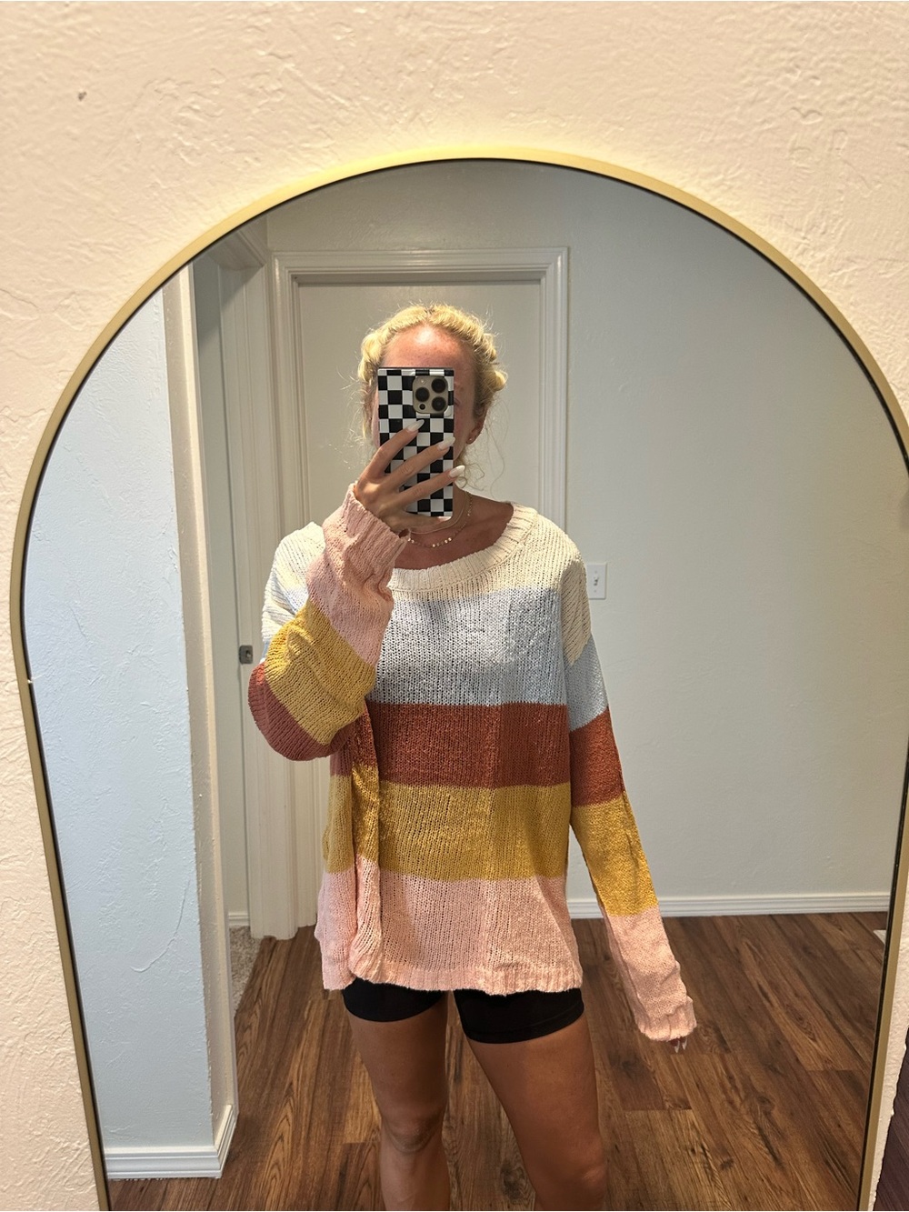 Billabong color block sweater